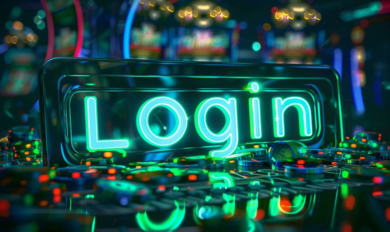 Pengguna wanita login akun bayarjitu dari perangkat mobile